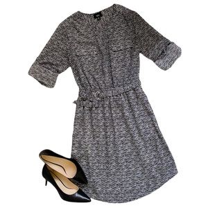 Mossimo black and white shirt dress
